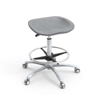 Polyurethane elegant office chair seating with wheels